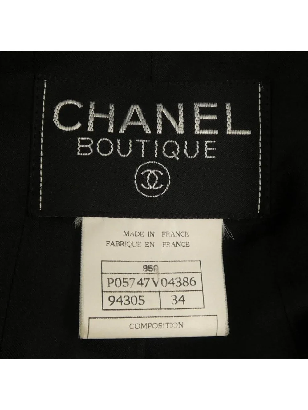 Chanel Jacket Black